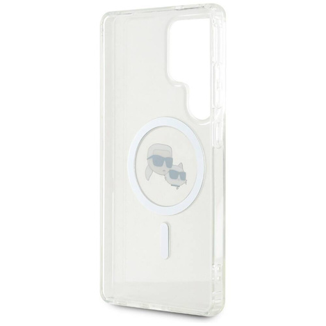 KARL LAGERFELD SAMSUNG S25 ULTRA WHITE CHOUPETTE&KARL HEADS KLHMS25LHLSKCH
