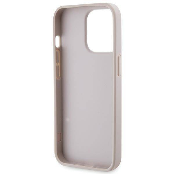 Original Case IPHONE 13 PRO Guess Hardcase Crossbody 4G Metal Logo (GUHCP13LP4TDSCPP) pink