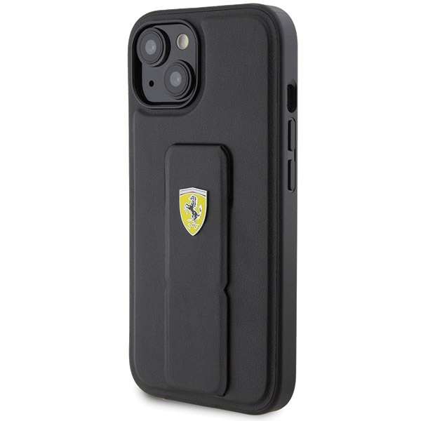 Ferrari nakładka do iPhone 15 6,1&quot; FEHCP15SGSPSIK HC GRIP STAND PU
