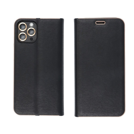 Kabura LUNA Book Gold do SAMSUNG A71 czarny