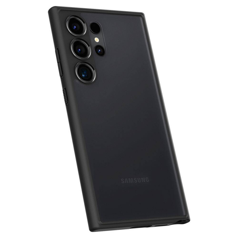 Etui Spigen Ultra Hybrid na Samsung Galaxy S24 Ultra - przezroczysto-czarne