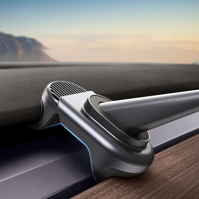 Elektroautohalterung mit Solarpanel für Tesla Model 3 / Y Baseus T-Space - Schwarz