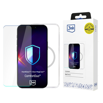 Apple iPhone 16 Plus - 3mk ComfortDuo Clear MagCase