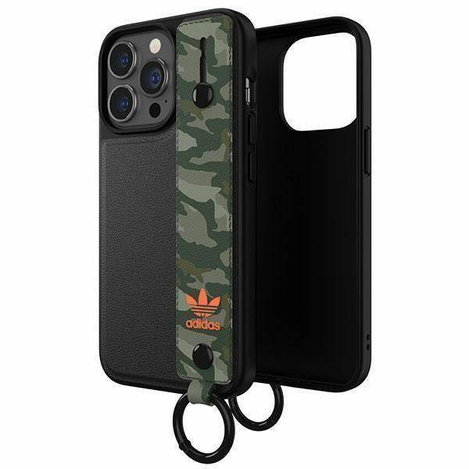 Adidas OR Hand Strap Case iPhone 13 Pro /13 6,1" schwarz-grün/schwarz-grün 47111