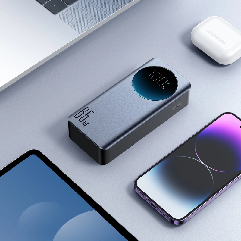 Joyroom 30000 mAh 65 W Powerbank mit Digitalanzeige (JR-PBF05) – Schwarz