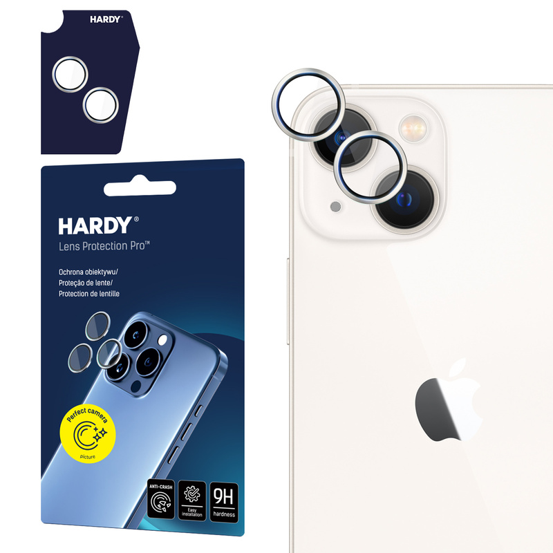 Apple iPhone 14/14 Plus - HARDY Lens Protection Pro Silver
