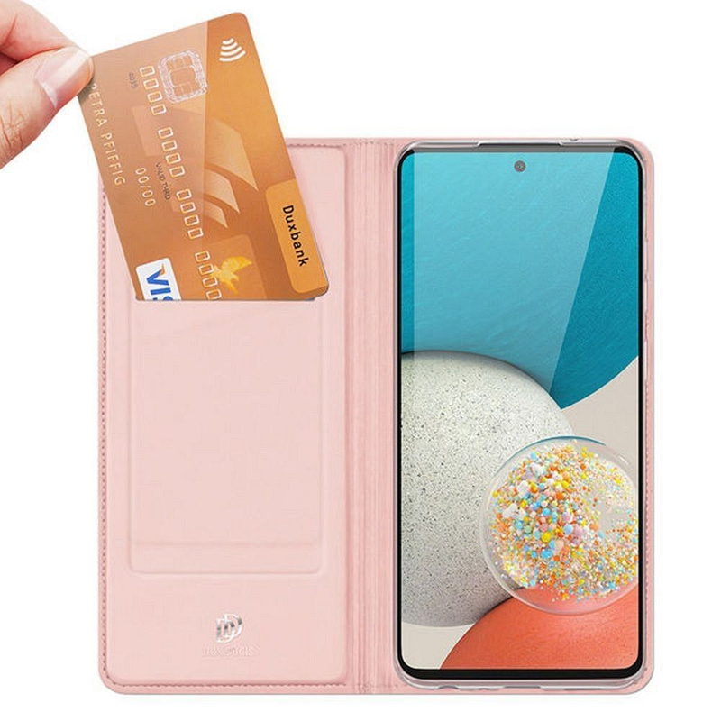 DUX DUCIS Skin Pro - futerał z klapką do Samsung Galaxy A55 różowy