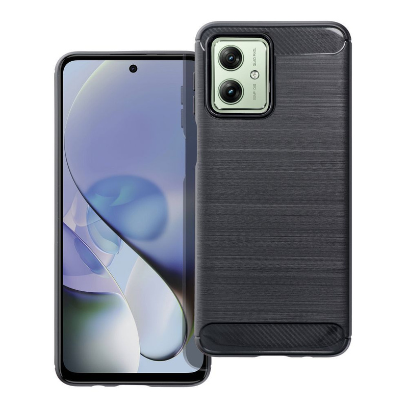 Futerał CARBON do MOTOROLA G54 czarny