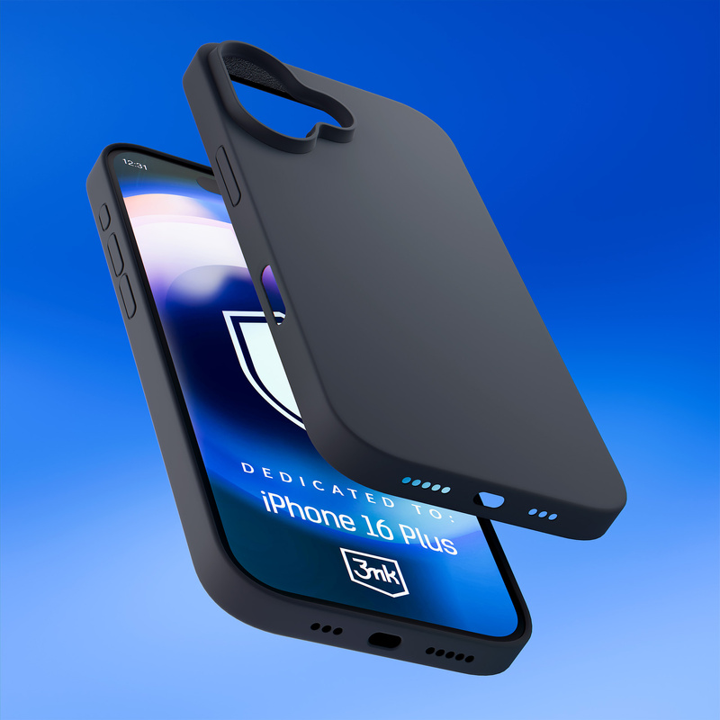 Apple iPhone 16 Plus - 3mk Hardy Silicone MagCase Graphite