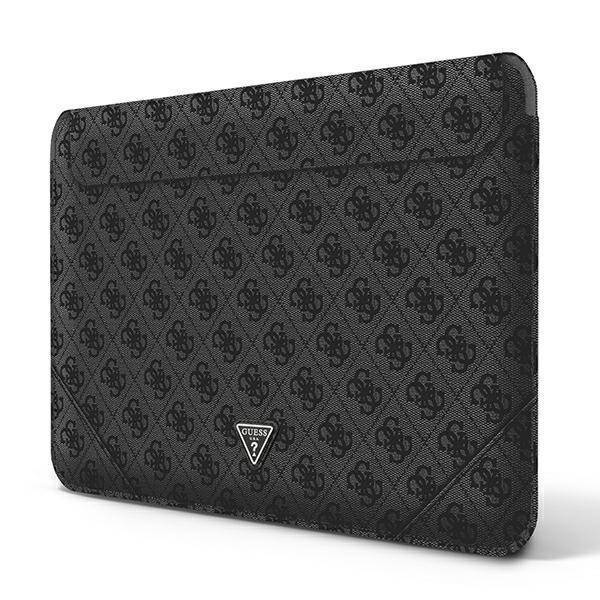 Guess Sleeve GUCS14P4TK 13/14" czarny/black 4G Uptown Triangle logo