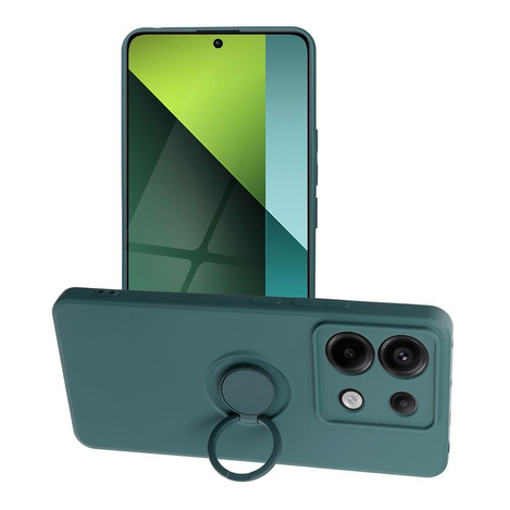 Futerał SILICONE RING do XIAOMI Redmi NOTE 13 PRO 5G  zielony