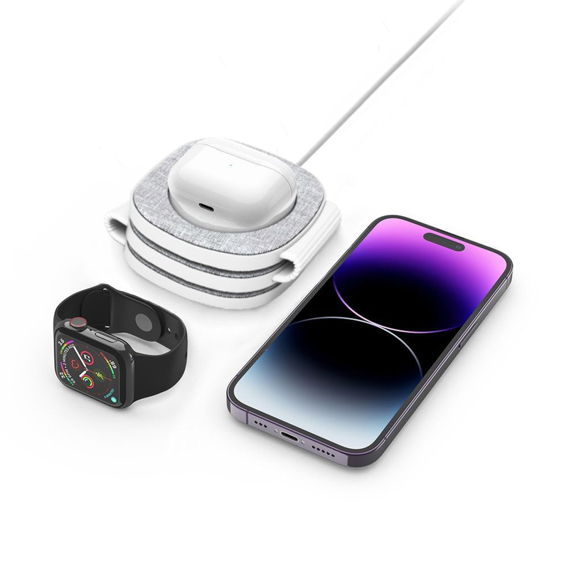 TECH-PROTECT ŁAD IND QI15W-A32 MAGNETIC MAGSAFE WIRELESS GREY