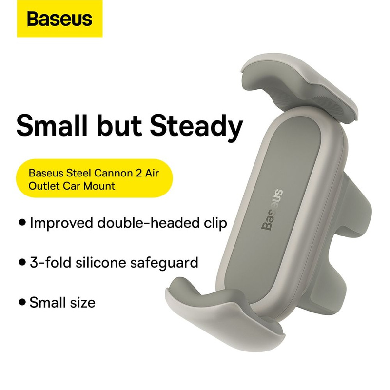 Baseus Steel Cannon 2 Car Holder to Ventilation Grid (creamy white)