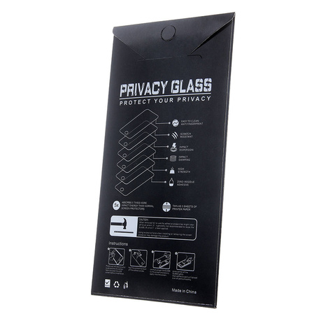 Szkło hartowane Privacy do iPhone X /  XS  /  11 Pro