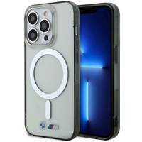 Hülle BMW BMHMP14XHCRS iPhone 14 Pro Max 6.7&quot; transparente Hartschale Silberring MagSafe