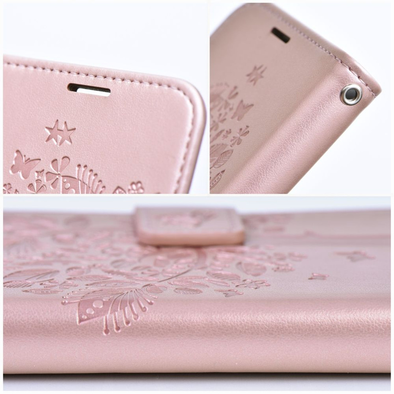 Kabura MEZZO Book do SAMSUNG A36 5G drzewo złoty róż