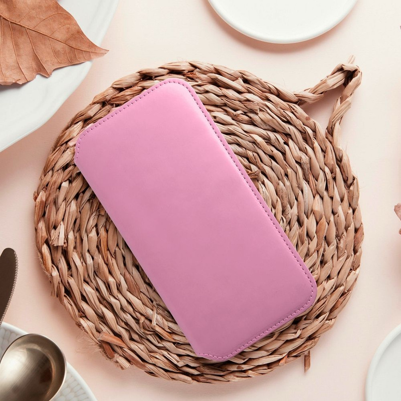 Kabura Dual Pocket do SAMSUNG A25 5G jasny różowy