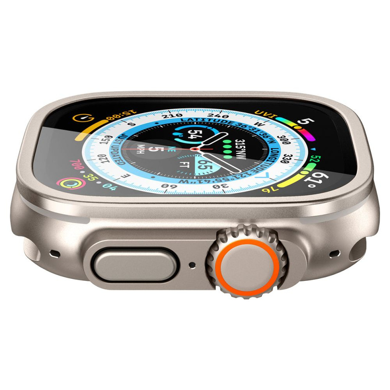 GEHÄRTETES GLAS Spigen GLAS.TR SLIM PRO Apple Watch ULTRA (49 MM) TITAN