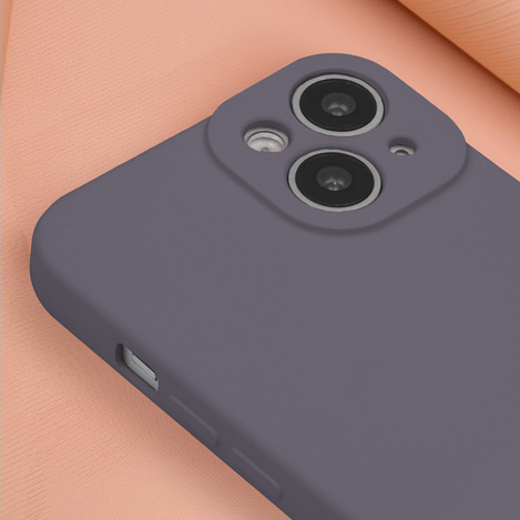 Nakładka Silicon do iPhone 15 Pro 6,1&quot; ciemnoszara