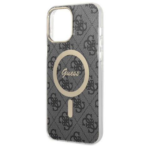 Guess GUHMP13XH4STK iPhone 13 Pro Max 6,7" schwarz/schwarz Hardcase 4G MagSafe