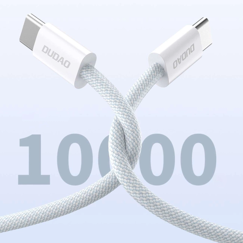 Dudao L6C PD 60W USB-C – USB-C-Kabel 1 m – Weiß