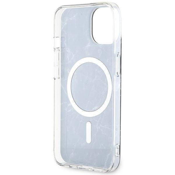 Guess GUHMP14SPCUMAK iPhone 14 6.1&quot; schwarz/schwarz Hardcase Marble MagSafe