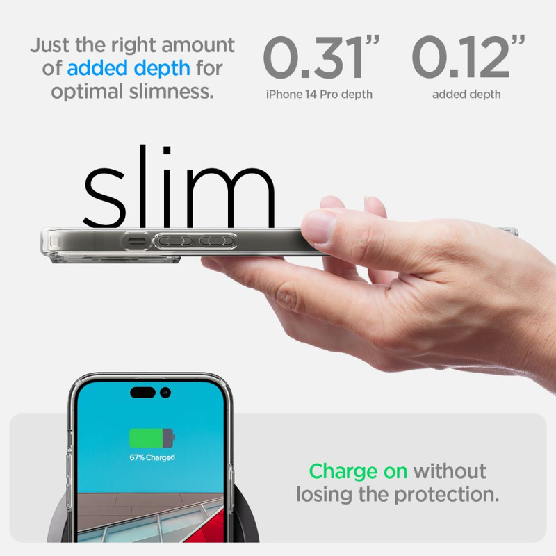 Spigen ULTRA HYBRID IPHONE 14 PRO KRISTALLKLAR