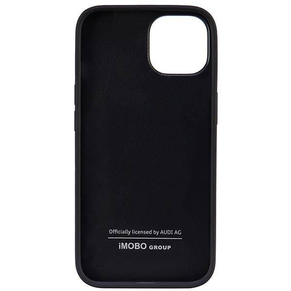 Audi Kunstleder iPhone 14 6,1&quot; schwarz/schwarz Hardcase AU-TPUPPCIP14-TT/D1-BK