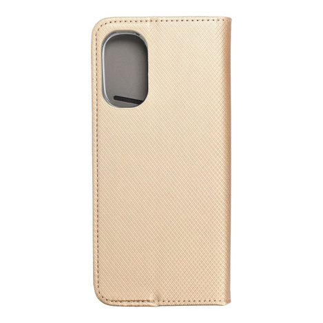 Kabura Smart Case book do MOTOROLA MOTO G62 złoty