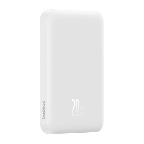 Magnetyczny mini powerbank Baseus 5000mAh 20W (biały)