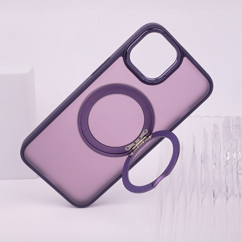 Nakładka Mag Ring Rotating do iPhone 12 / 12 Pro 6,1&quot; fioletowy