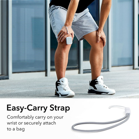 Etui na Apple AirPods Pro 1 / 2 MagSafe ESR Orbit Halolock biały