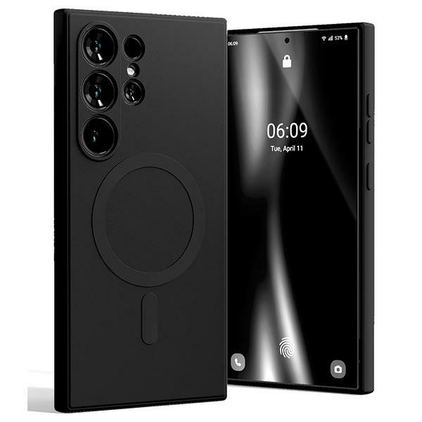 Mercury MagSafe Semi-Silicone Sam S24 Ultra G928 czarny/black