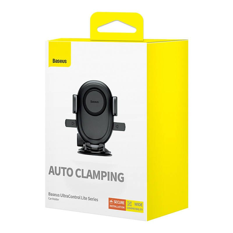 Baseus UltraControl Lite Series car phone holder - black