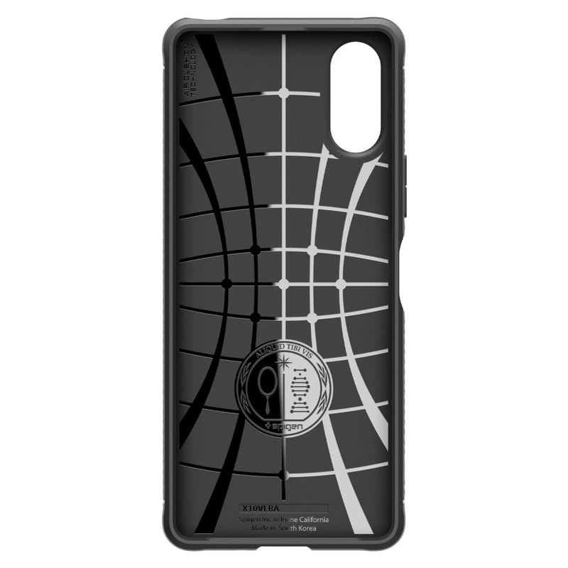 Spigen Rugged Armor Hülle für Sony Xperia 10 VI – mattschwarz