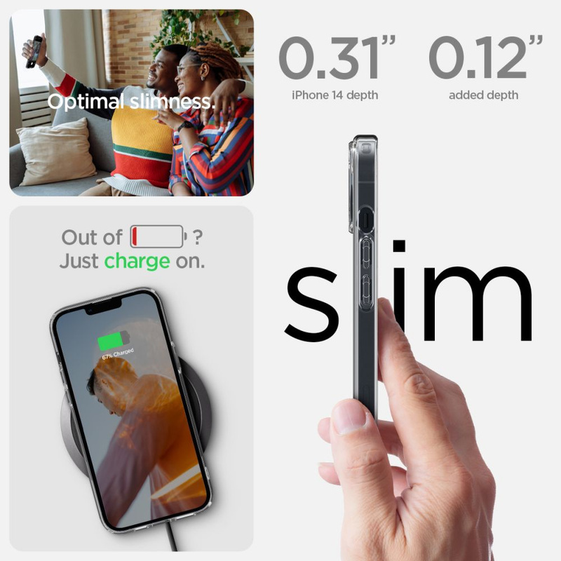 Spigen ULTRA HYBRID IPHONE 14 KRISTALLKLAR