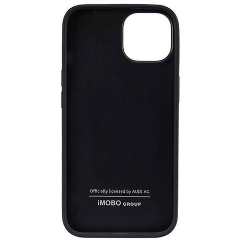 Audi Kunstleder iPhone 14 6,1&quot; schwarz/schwarz Hardcase AU-TPUPPCIP14-TT/D1-BK