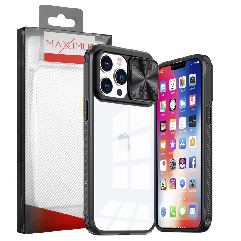 Schutzhülle IPHONE 11 PRO MX CamSlider schwarz
