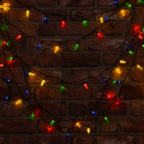 Łańcuch świetlny CLF-13 100LED 8m SZYSZKI multikolor Forever Light