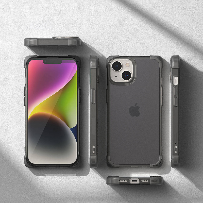 Ringke Fusion Bumper Case für iPhone 14 Plus grau