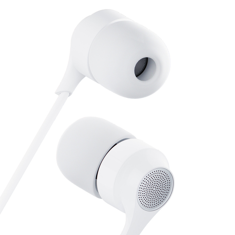Słuchawki przewodowe USB-C 3mk Wired Headphones - białe