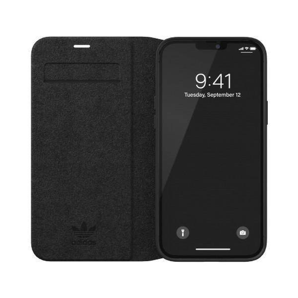 Adidas OR Booklet Case BASIC iPhone 12 Pro Max 6.7 &quot;schwarz und weiß / schwarz weiß 42228
