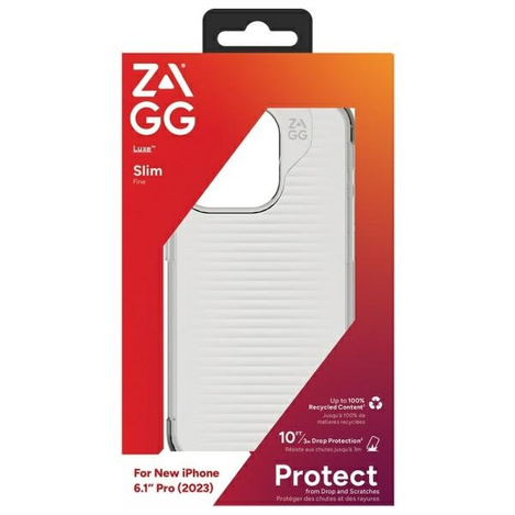Etui ZAGG Luxe Snap do iPhone 15 Pro      przezroczysty/clear