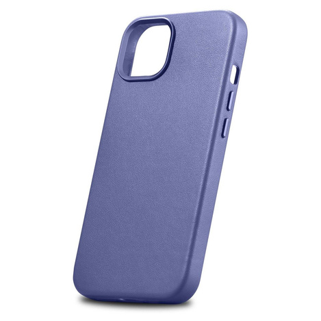 iCarer Case Leather genuine leather case for iPhone 14 Plus hellviolett () (MagSafe compatible)