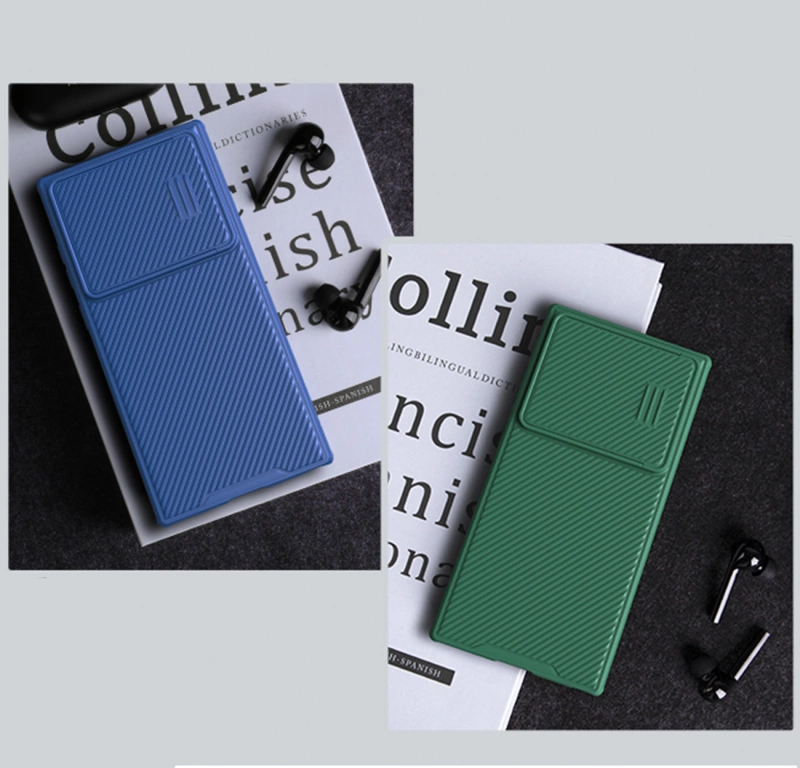 Nillkin CamShield S Hülle Samsung Galaxy S23 Ultra Gepanzerte Abdeckung Kameraschutz Blau