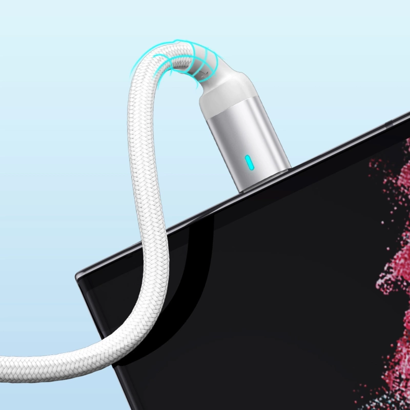 Joyroom kabel USB - micro USB 2.4A do szybkiego ładowania i transferu danych 2 m biały (S-UM018A10)