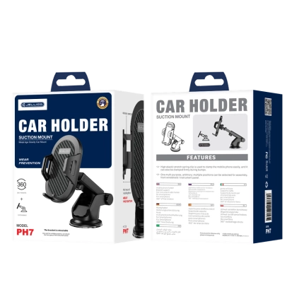 JELLICO car holder gravity PH7 Black