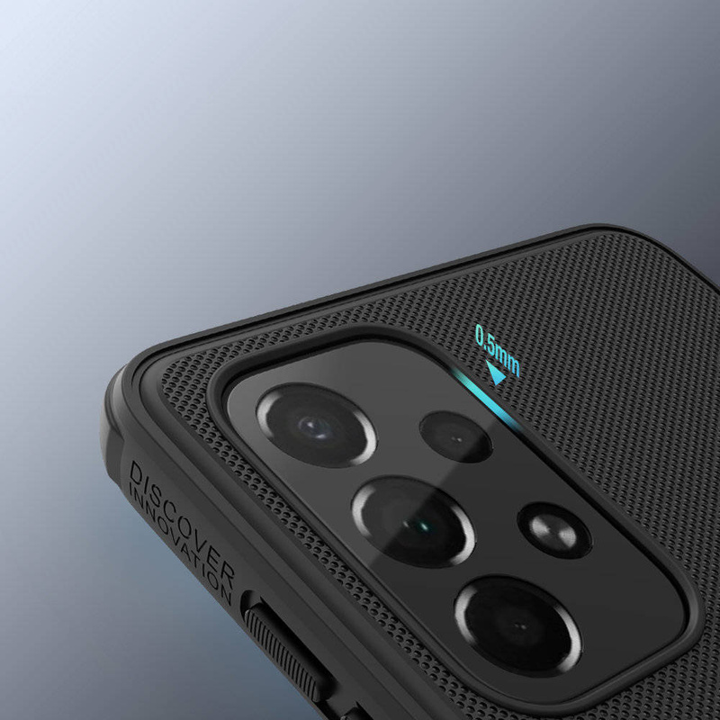 Nillkin Super Frosted Shield Pro wytrzymałe etui pokrowiec Samsung Galaxy A73 czarny
