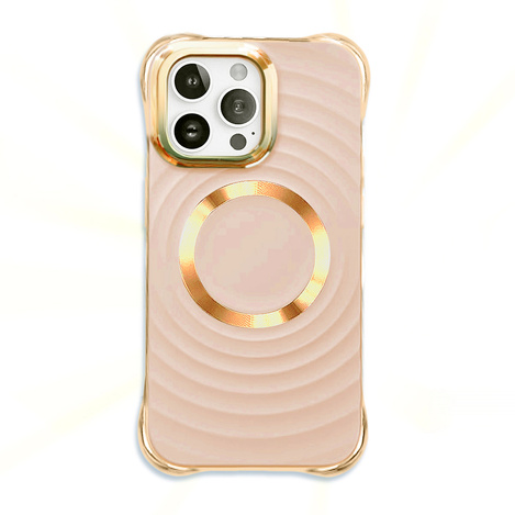 Nakładka Circle Glam Mag do iPhone 16 Plus 6,7" różowa