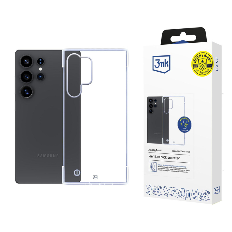 Samsung Galaxy S25 Ultra - 3mk Just20g Clear Case